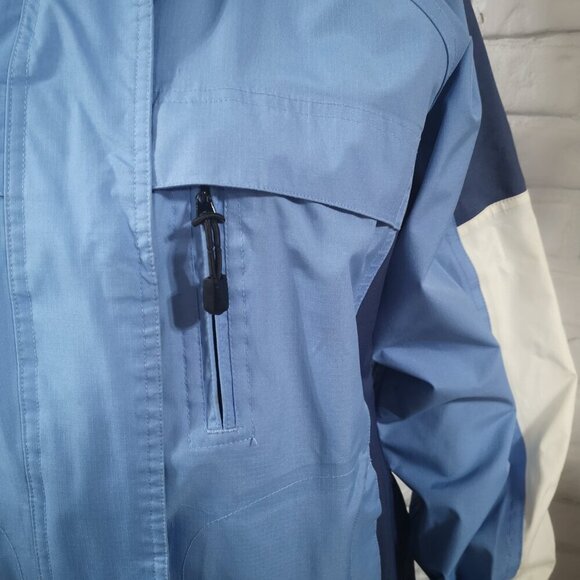 Wetskins Ladies Size Small Blue & White Waterproof 2 piece Rain Suit - Picture 6 of 16